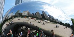 "The Bean" Millenium Park à Chicago